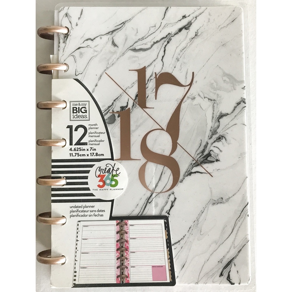 The Happy Planner Mini 12 Month UNDATED Planner NEW
